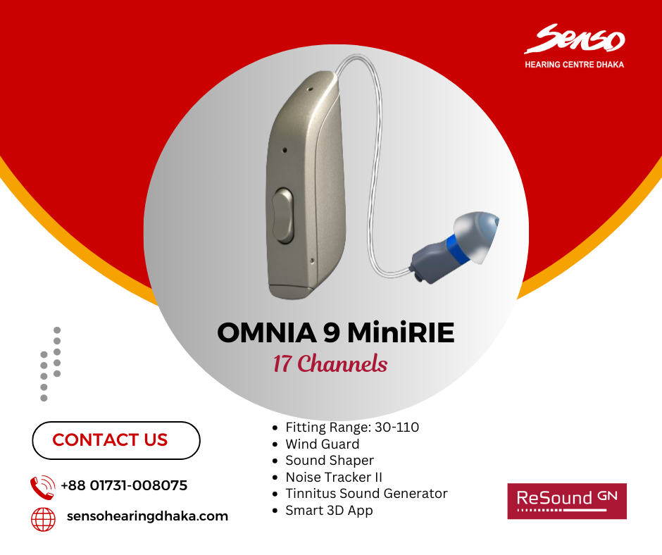 Its advanced technology, powered by Organic Hearing, ensures a natural and connected auditory experience, preserving the wearer's own voice authenticity. The Resound Omnia 9 hearing aids focus on enhancing the listening experience, particularly in challenging background noises, maintaining its well-received shape.
Main features of the Resound Omnia 9 hearing aids Key technological features of Resound Omnia 9 include an improved Ultra Focus, a new algorithm for reducing the volume of the wearer's voice, and significant speech-in-noise improvements with the Organic Hearing concept.
Hearing aid users seek comfort, no matter the style. Now you can enjoy natural sound with our latest discreet, comfortable design. It's mini and elegant with soft lines and sits comfortably on your ears.
Now you can also choose custom-made ReSound OMNIA™ hearing aids. Select our smallest style yet that hides in your ears or rechargeable designs that look like earbuds. A hearing care professional can help guide you in choosing the right style to match your preferences.