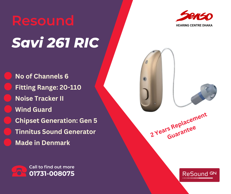 Resound Savi 261 RIE hearing aid price in Bangladesh